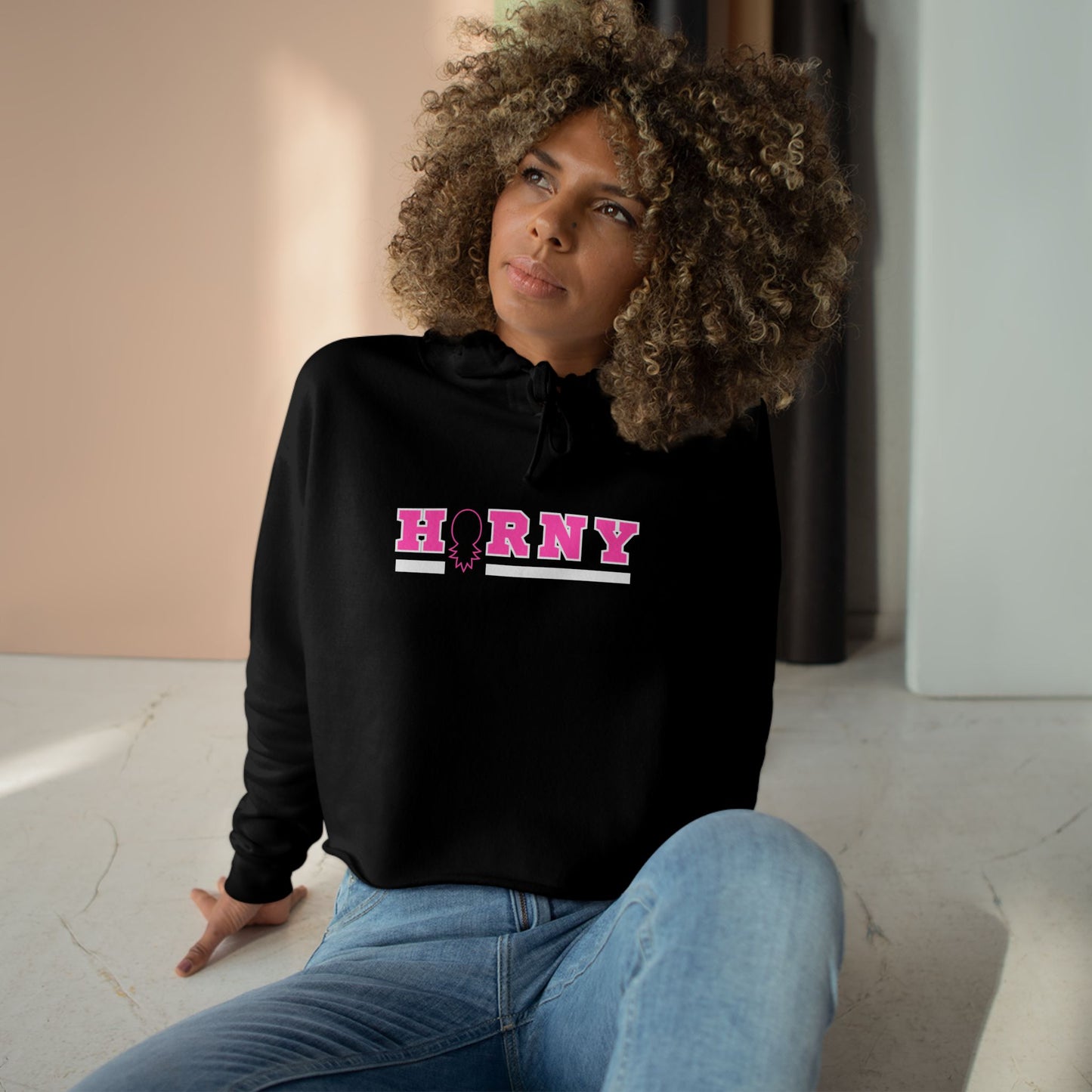 HRNY Crop Hoodie